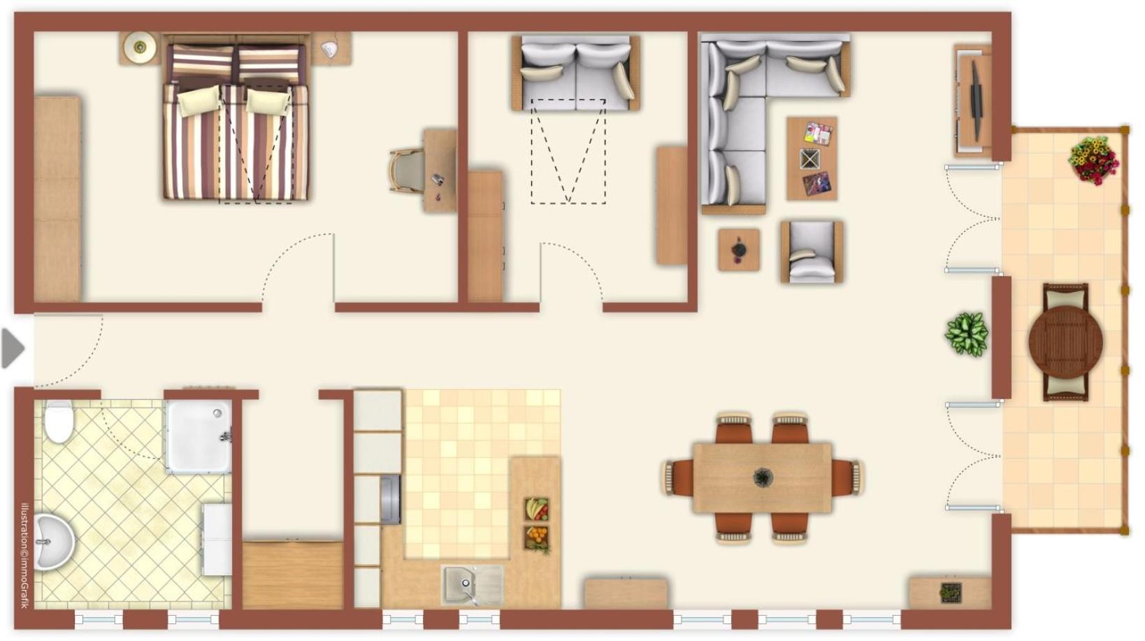 Apartment Sonnenaufgang, Direkt Am Alten Strom
